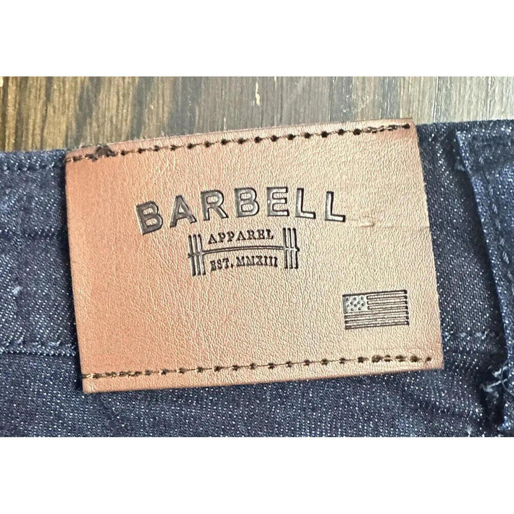NWOT Barbell Apparel Womens Dark Wash Stretch Skinny Jeans Denim Size 26x31 - Picture 8 of 8